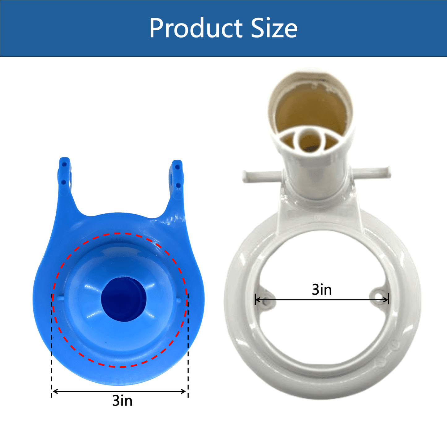 Ankiwi Universal 3 Inch Toilet Flapper Replacement - Water Conserving & Leak-Proof. Long-Lasting Soft PVC Flapper Valve Compatible with Gerber 99-788 Toilet Tank, Easy No-Tool Install