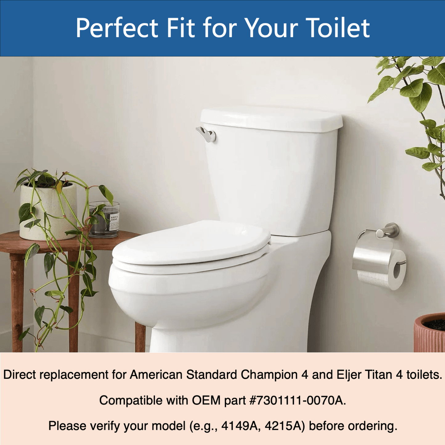 Ankiwi 2-Pack Flush Valve Seal Kit - Stops Ghost Flush, Fixes Running Toilet, Saves Water. Upgraded Silicone with O-Rings for American Standard Toilets, Fits Champion 4 & Eljer Titan 4 (7301111-0070A)